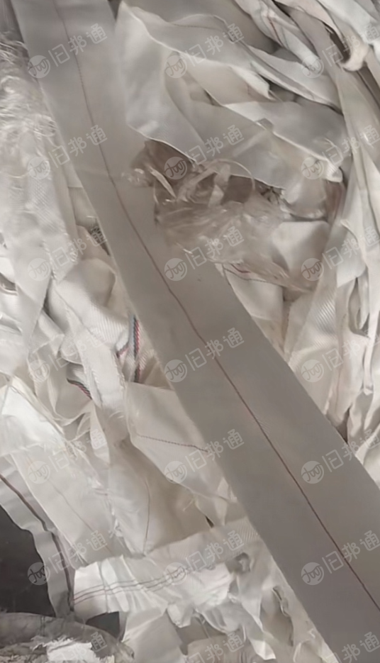 开花用的白色布边,废丝大量回收