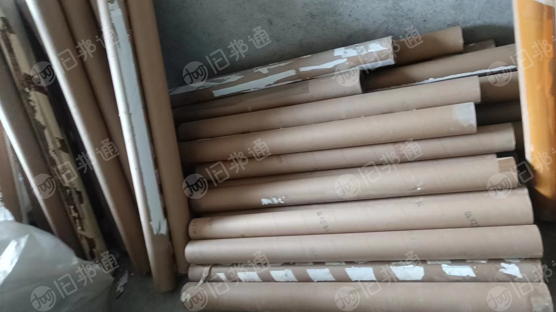 卷木纹纸的二手纸管,长度1.25米,现货4000根