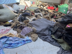 全国上门大量回收毛领毛条 皮草衣服 男款皮衣