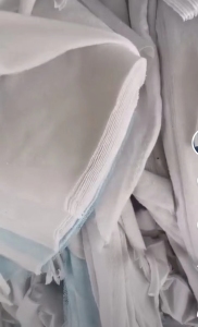 白色全棉针织边角料，全棉碎布，针织布，大量出售