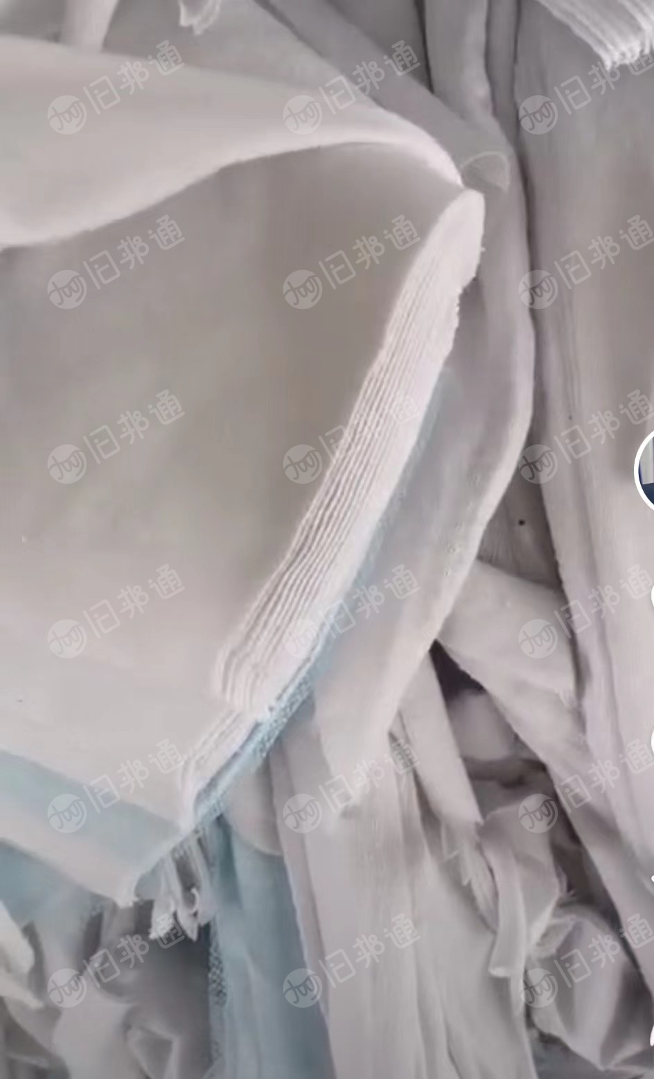 白色全棉针织边角料,全棉碎布,针织布,大量出售