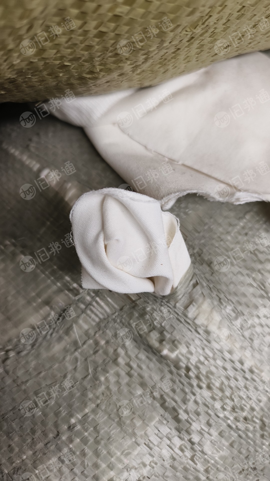白色梭织纯棉布块，大量出售