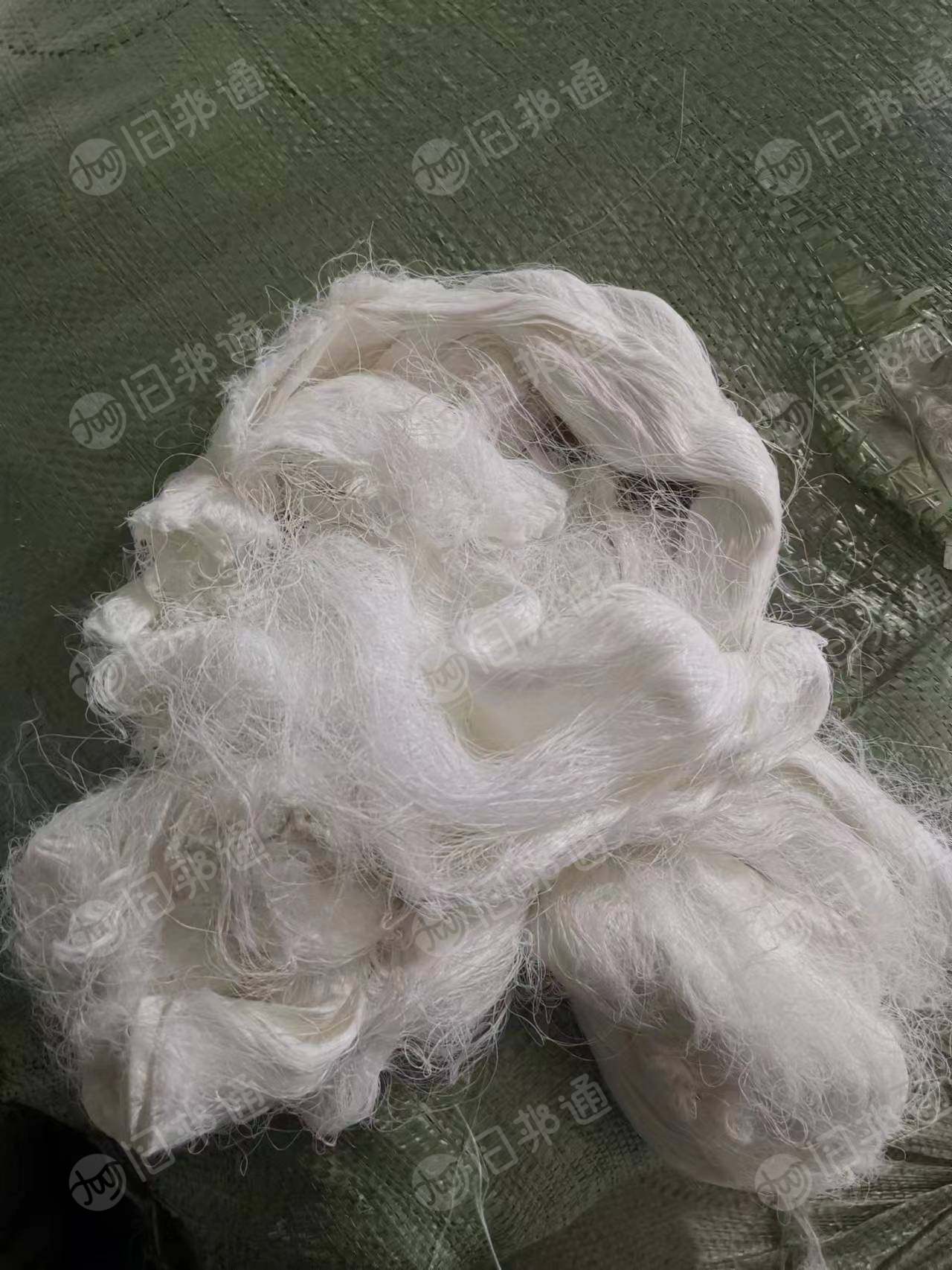 出售涤纶废丝,前纺后纺都有,黑色和白色两种,现货百来吨