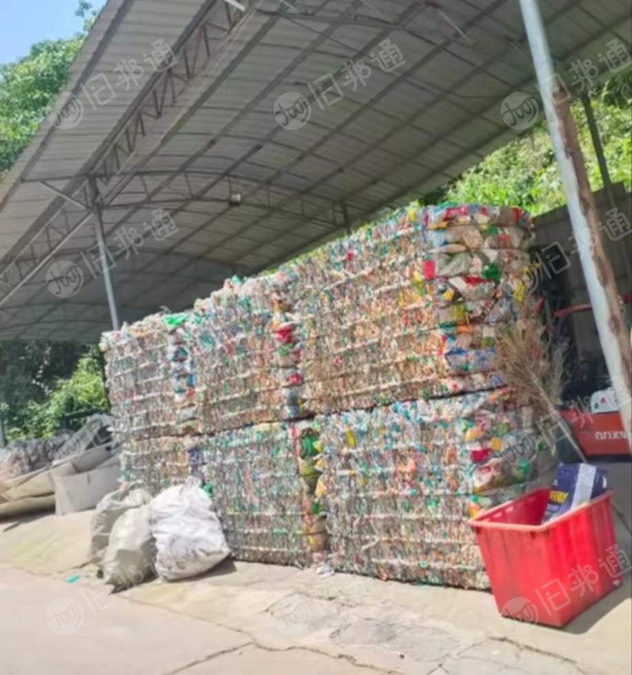 矿泉水瓶饮料瓶,三色瓶砖,每天分拣压包出售
