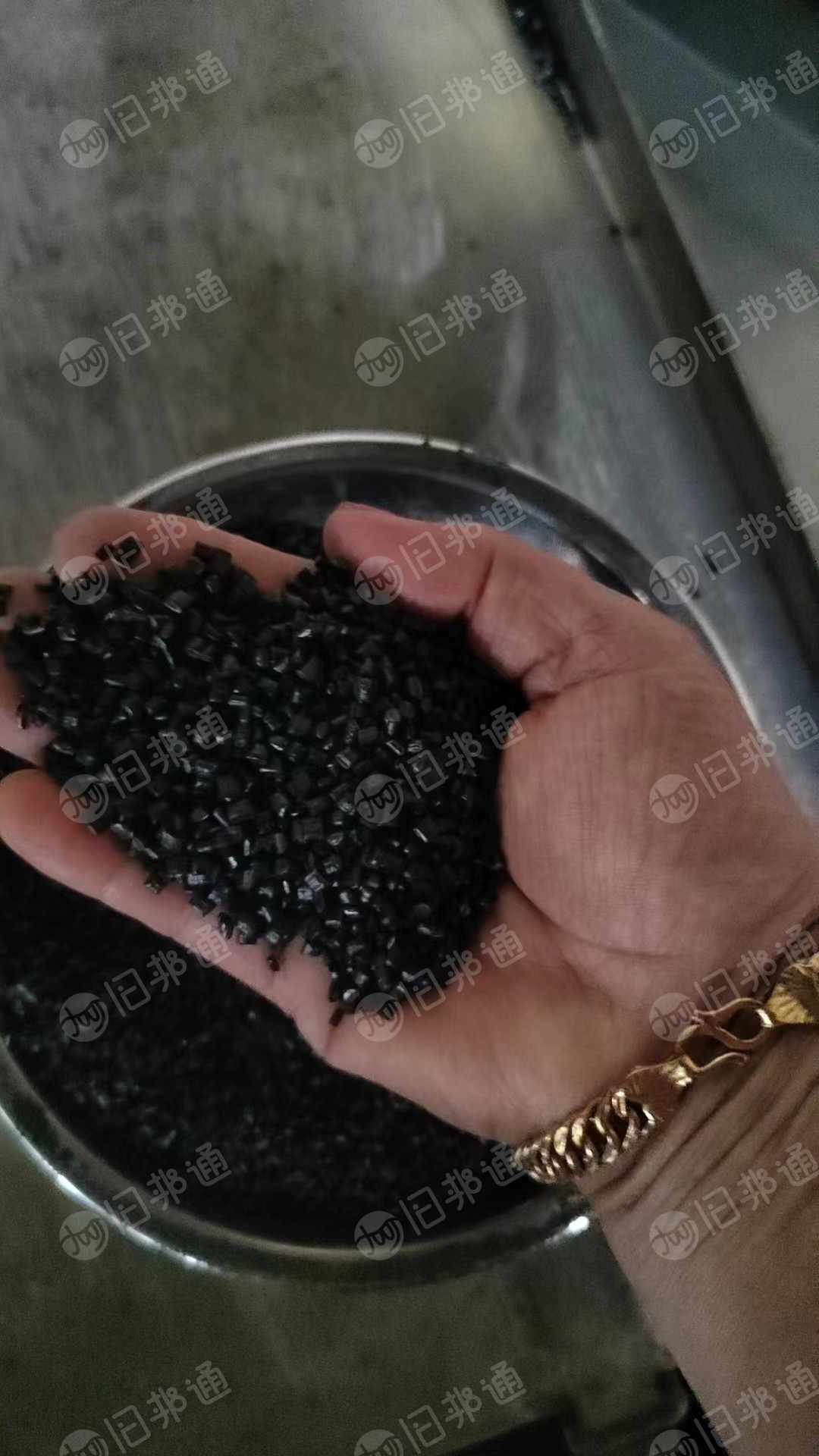 黑色PP颗粒(编织袋配复合料),全漂,可注塑、压板用
