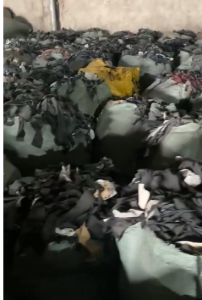 杂色针织涤棉开花料，大量出售