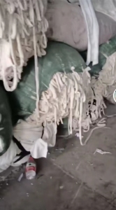 优质白色开花料，浅色开花料，针织碎布，大量出售