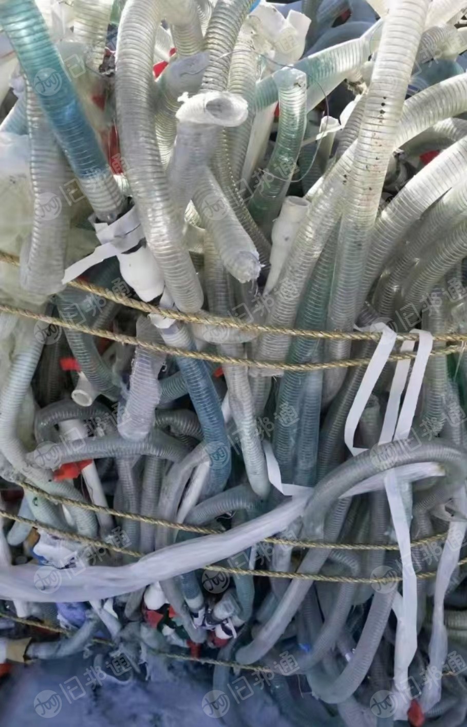 软PVC钢丝管废料,蛇皮管毛料,PVC盐膜等长期大量回收