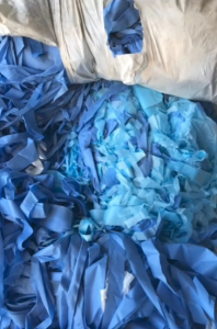 无纺布边角料、废料、处理成品、热风胶条长期回收