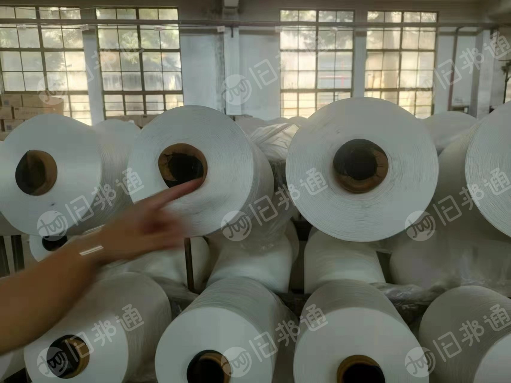 泡水涤纶丝100吨,加上托盘水高20公分低价处理