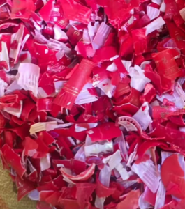 ABS酒瓶盖破碎料出售