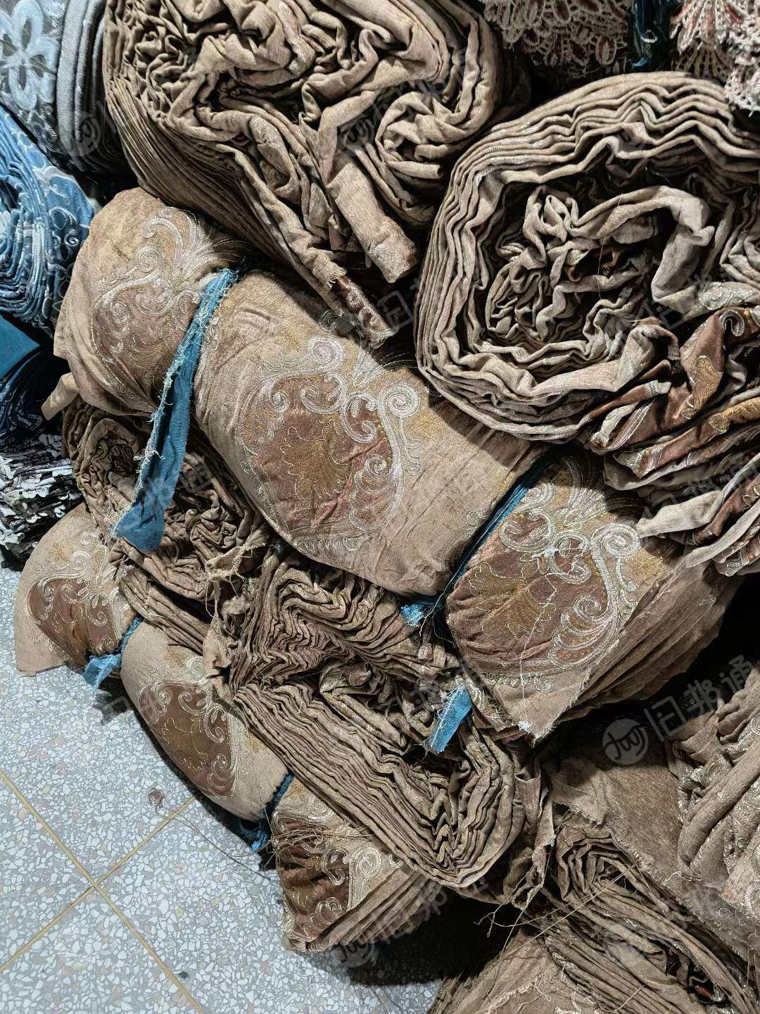 窗帘布绣花布4000米一个色出售