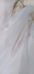 白色涤纶开花料9.6一车出售