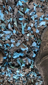 出售螺纹管破碎料，现货一挂