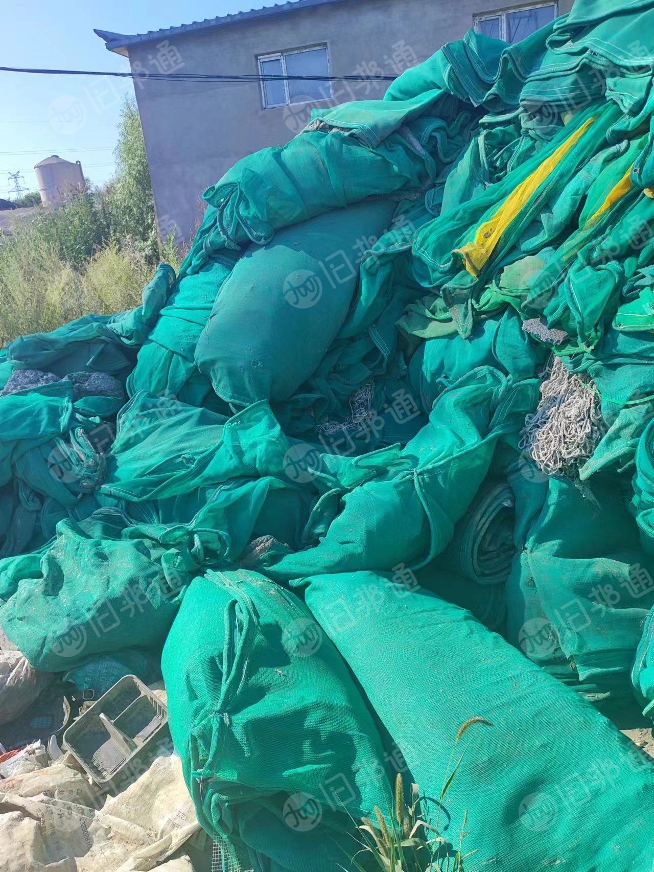 建筑工地安全网废料,现货三四十吨出售