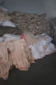 环纺毛巾废料现货一车出售