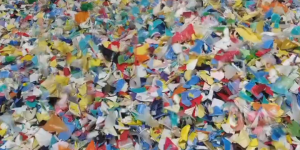 花乙破碎料，清洗甩干过风选