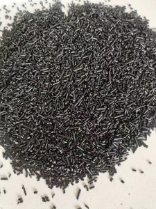 PA66扎带造粒料，过筛网无杂质，高光泽黑色颗粒