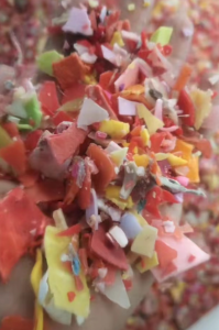 花丙破碎料，分色丙破碎料长期出售