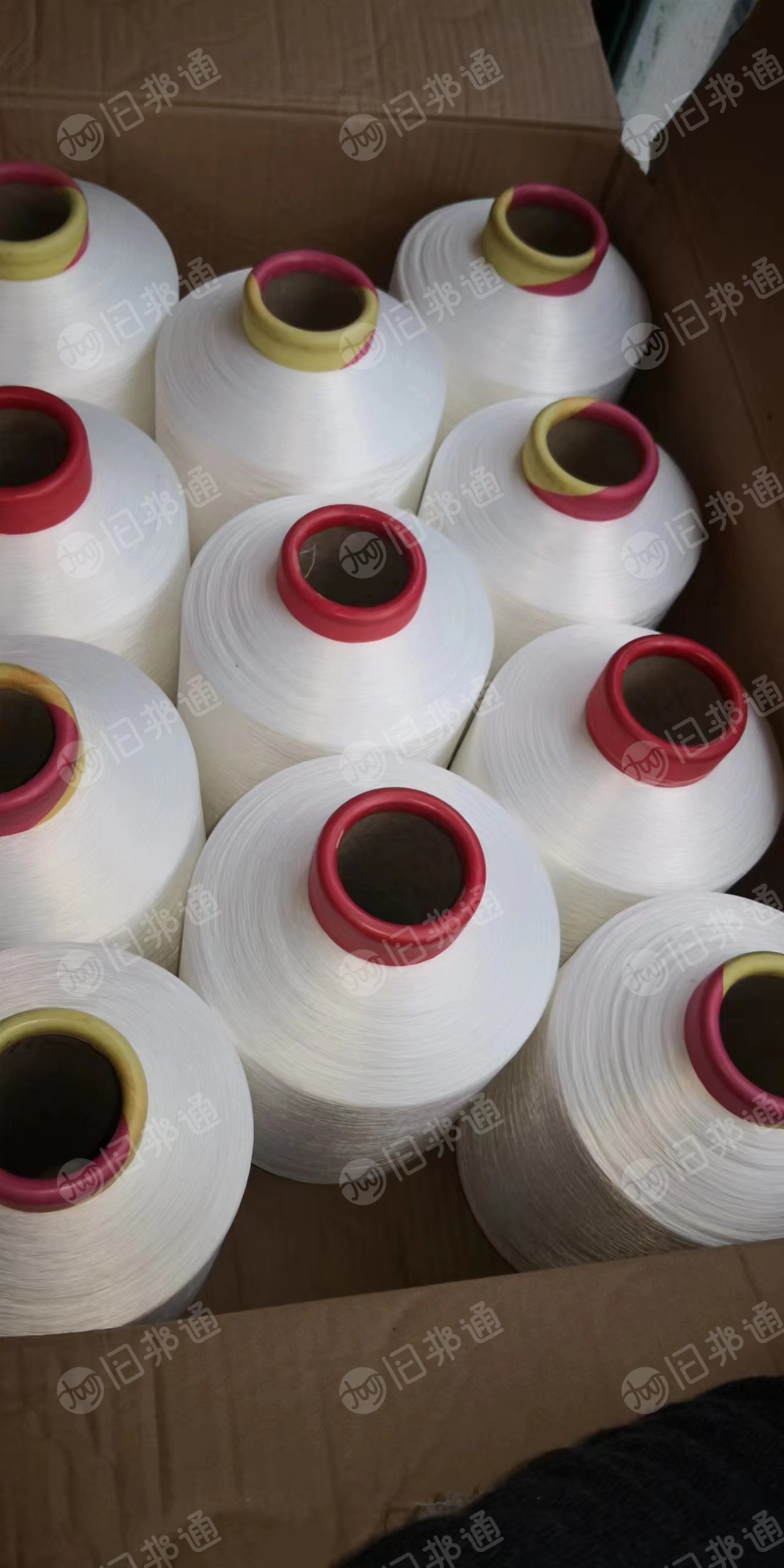 喷水织布机用的绞边丝6.7，DTY30D到300D涤纶低弹丝，网络丝，大量出售