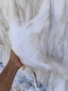 白色丙纶无纺布开松棉，现货够车