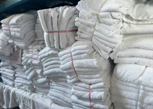 九成新无字无标纯白二手布草出售