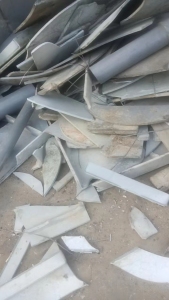 PVC一级灰管破碎料现金回收，压板用，月需百十吨