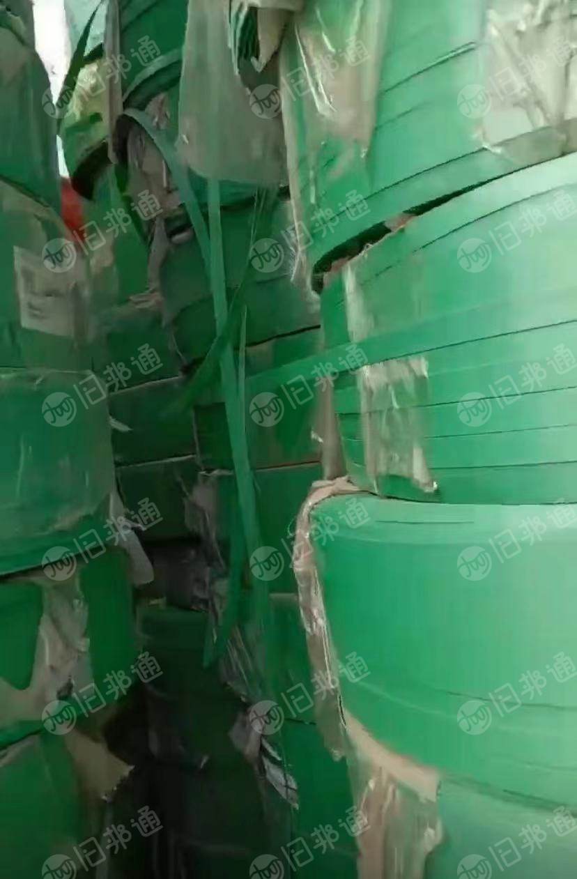 出售pet塑钢打包带,工厂倒闭下来的现货30吨,型号1608全部都是,包装膜破烂了,带子都是好的