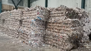 水洗纸厂废料供应，1.7吨出1吨颗粒