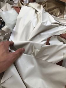 PVC墙纸毛料，压包和卷材一起，现货近40吨出售