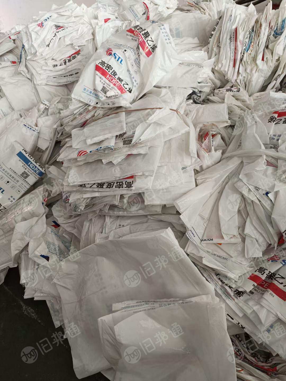 长期大量回收干造乳白袋压块料