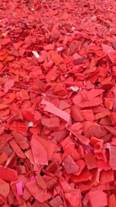 pe垃圾桶破碎料，长期出售