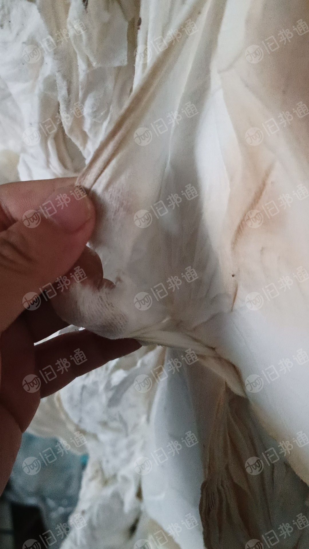 做湿厕纸下来的废纸出售,木浆带点化纤,含水分