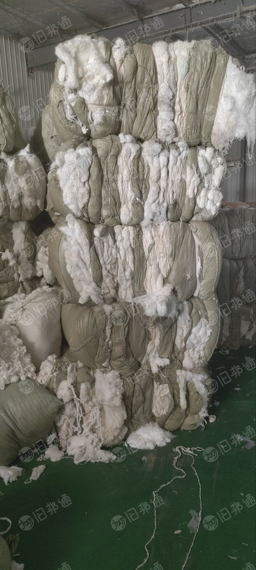 各种开花料,纺织厂废丝,白布块回收