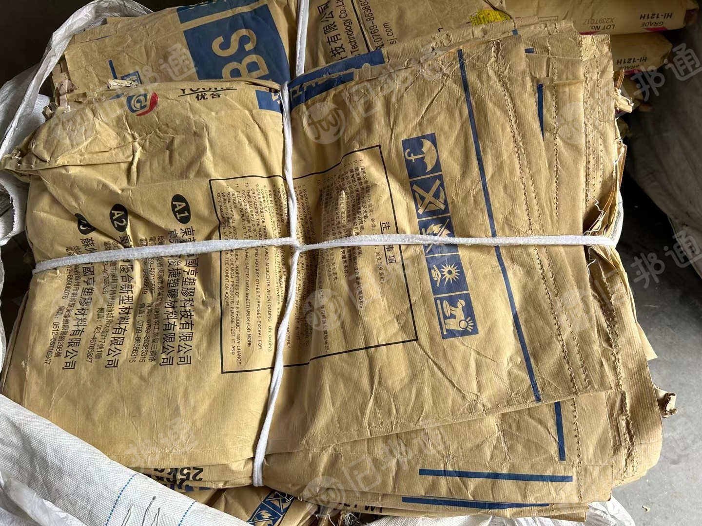 纸塑袋,ABS树脂粉袋,用过一次退下来,长期出售