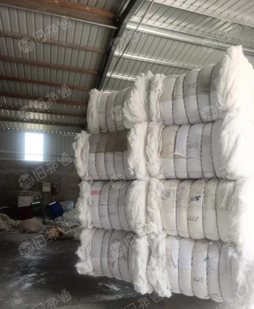 涤纶开花棉，涤纶再生棉，土工布原料，长期大量出售