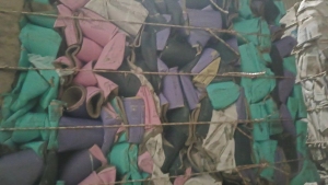 化纤彩管压块长期出售