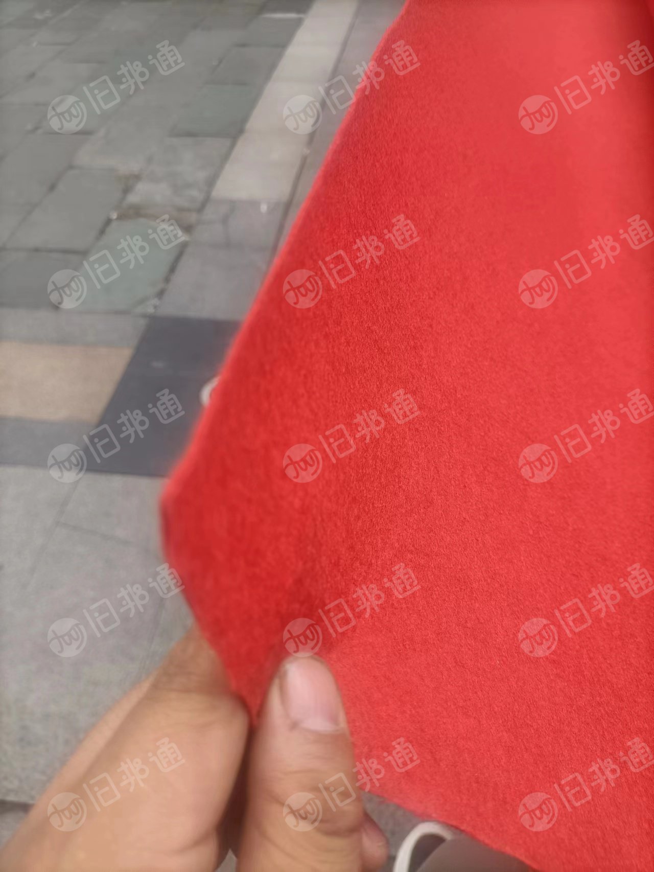 红色地毯料,废旧地毯料,长期出售