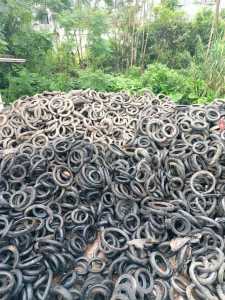 各种废轮胎，电摩胎废料长期出售