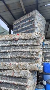 废铝箔纸压块出售，出水48