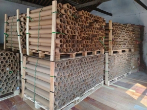 二手纸管出售，壁厚1.5公分，长1.2米/1.5米