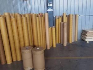 废旧纸管长期出售，厚度1.1-1.5cm，直径18cm