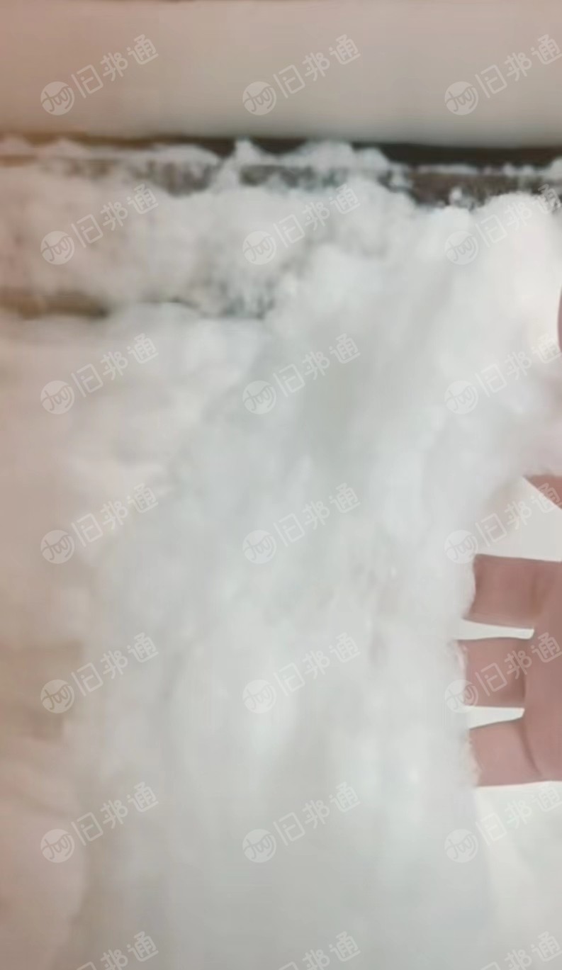 白色化纤开花棉,适合土工布,针刺棉,填充,无纺布等,长期出售