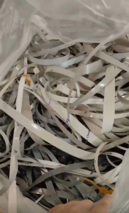 PETG膜边条，PETG家具贴膜边角料大量回收