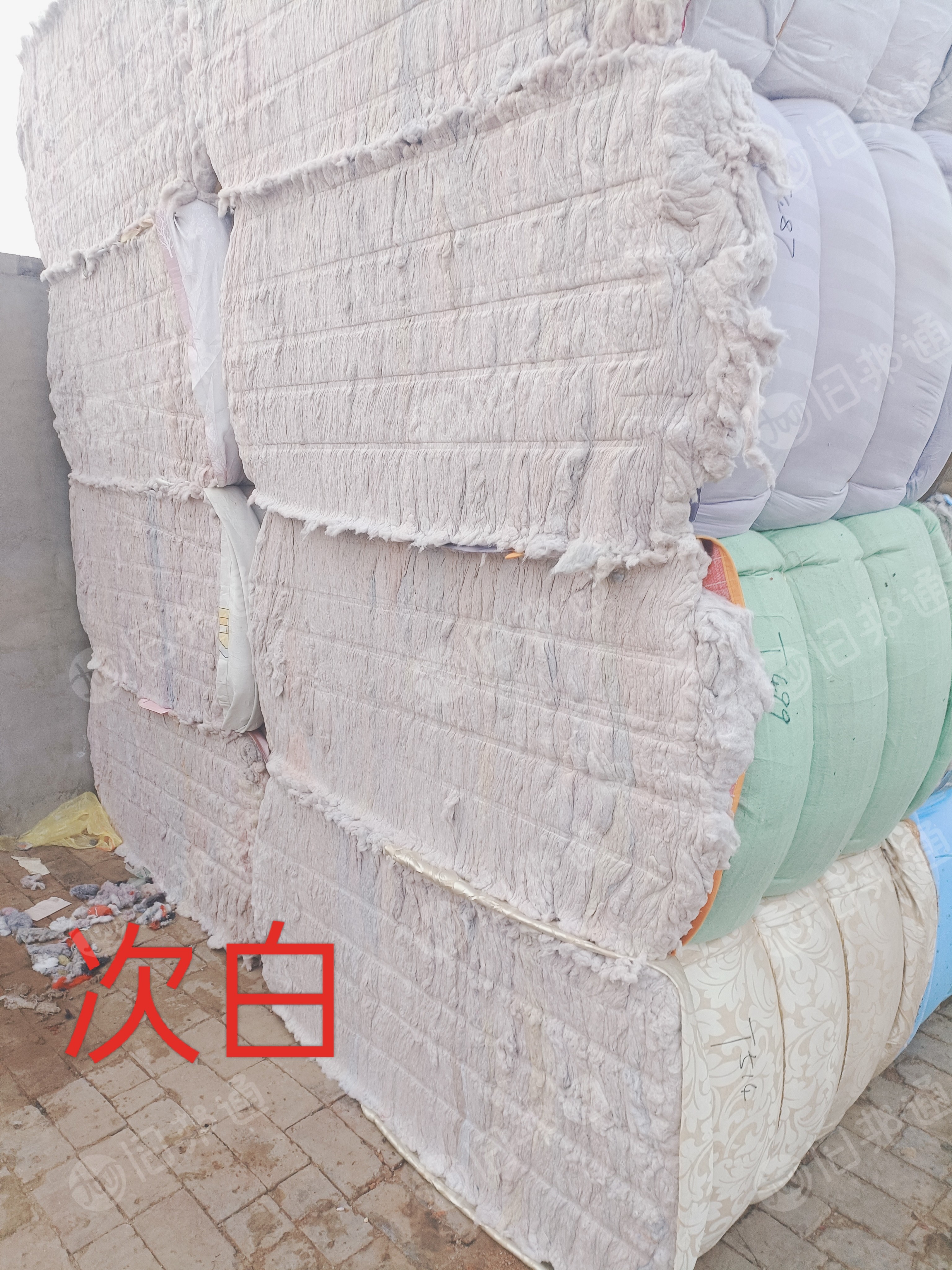 生产各种再生棉，适用于工业棉被填充，纺纱等等常年出售