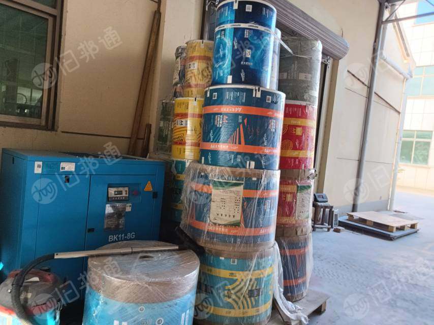 单面印刷,单面腹膜,卷筒铜板纸,克重70克,门幅650mm,约5吨