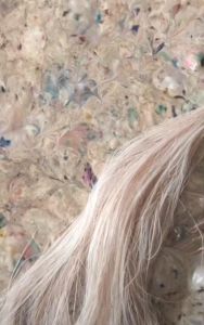 回收三色泡料，白色泡料，涤纶泡料