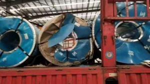 不锈钢304冷卷处理，里边轻微损伤