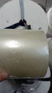 pet带胶膜，5丝以内，大量回收