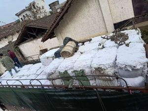 漂白废棉，短绒棉，涤棉材质，大量出售